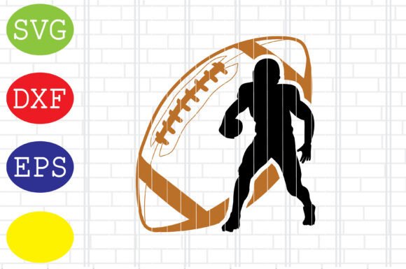 American Football SVG Graphics for Crafts & Brand Projects