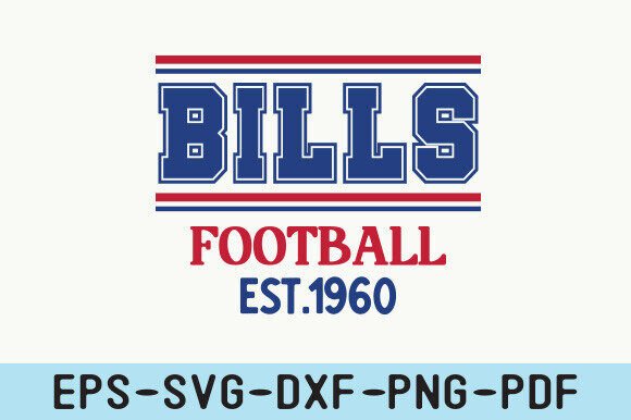 Bills Football SVG Graphics for Crafts