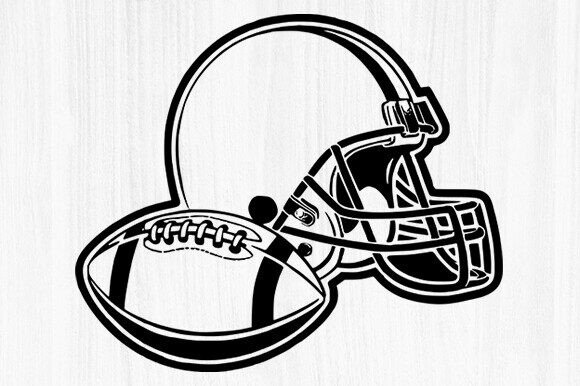 Football Helmet SVG Graphics for Crafts