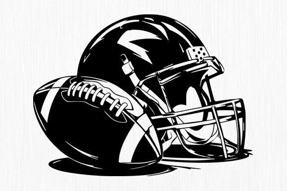 Football Helmet SVG Vector, Super Bowl — Graphics for Crafts