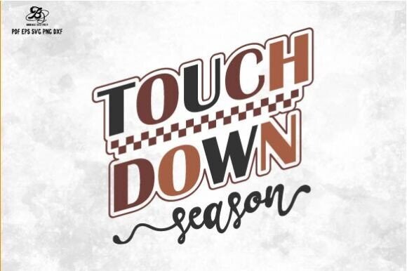 Football Touch Down Season SVG PNG Graphics for Crafts
